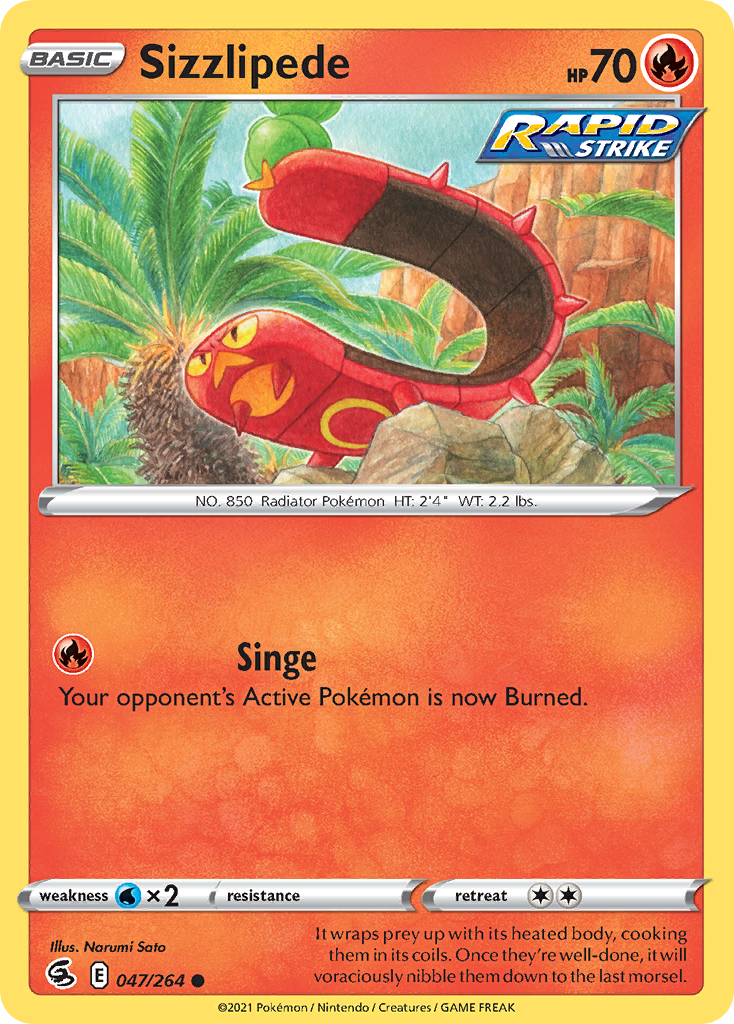 Sizzlipede - Fusion Strike SET-47