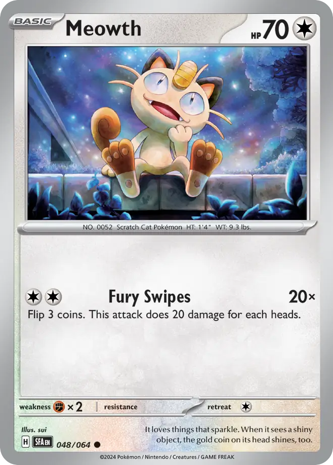 Meowth - Shrouded Fable SET-48