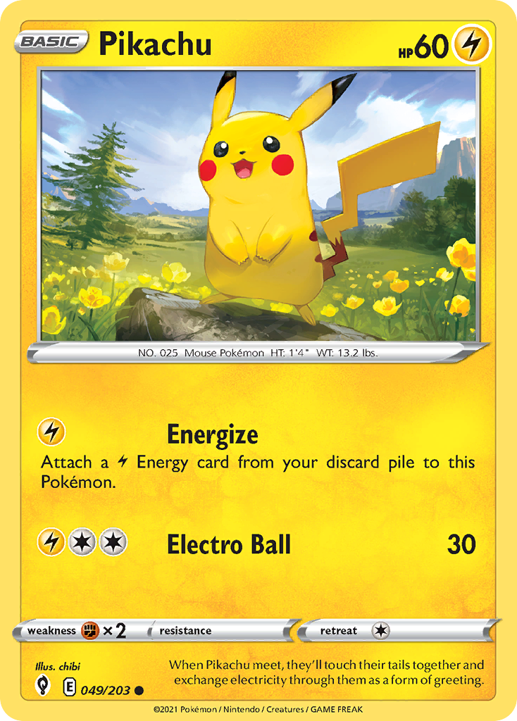Pikachu - Evolving Skies SET-49