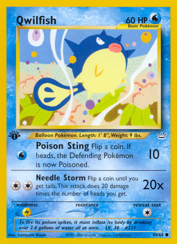 Qwilfish - Neo Revelation SET-49