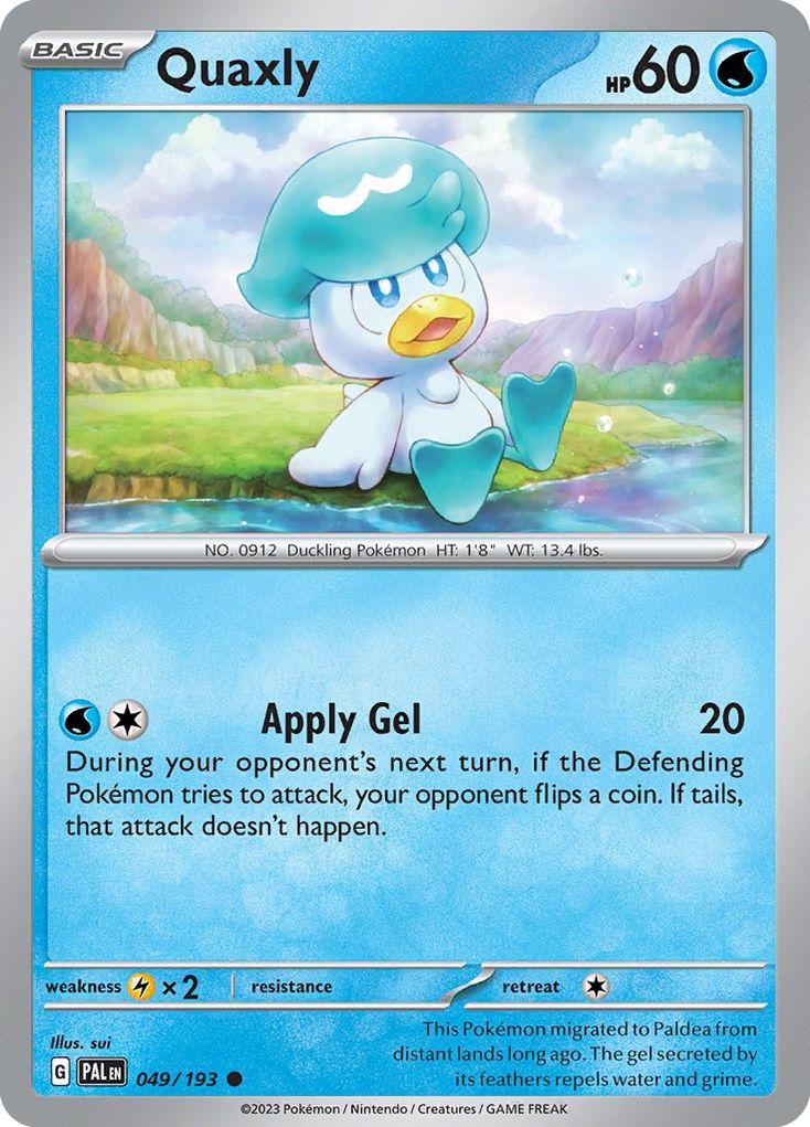 Quaxly - Paldea Evolved SET-49
