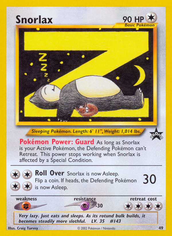 Snorlax - Wizards Black Star Promos SET-49