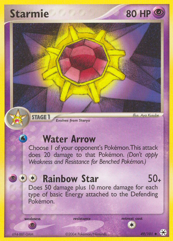 Starmie - Hidden Legends SET-49