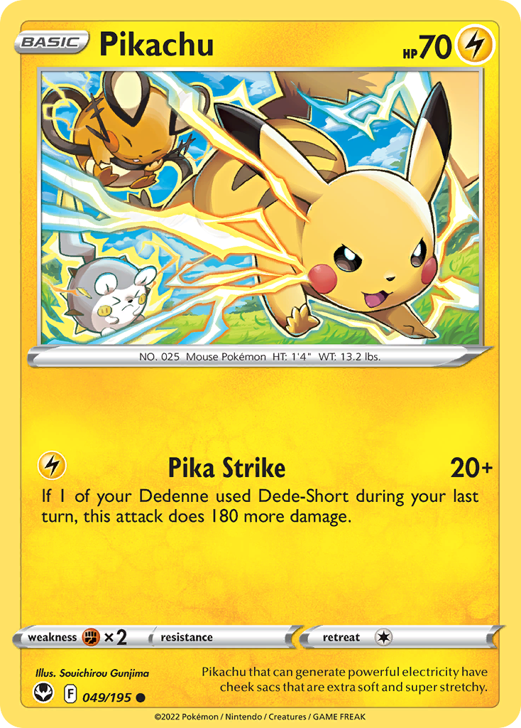 Pikachu - Silver Tempest SET-49