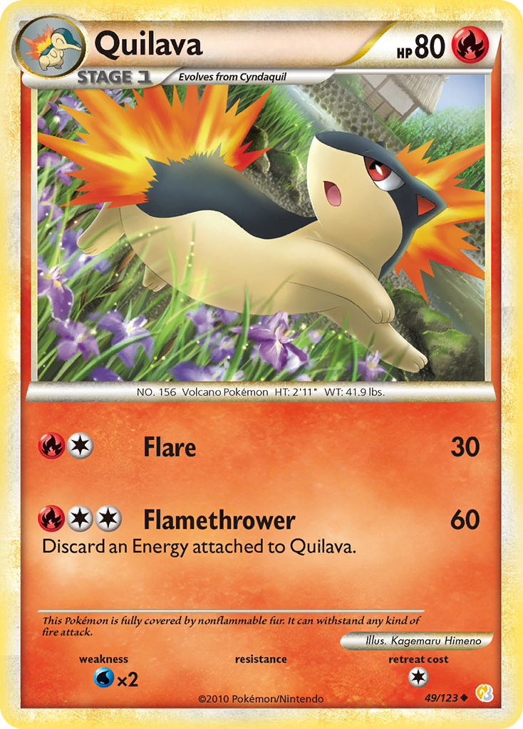 Quilava - HeartGold & SoulSilver SET-49