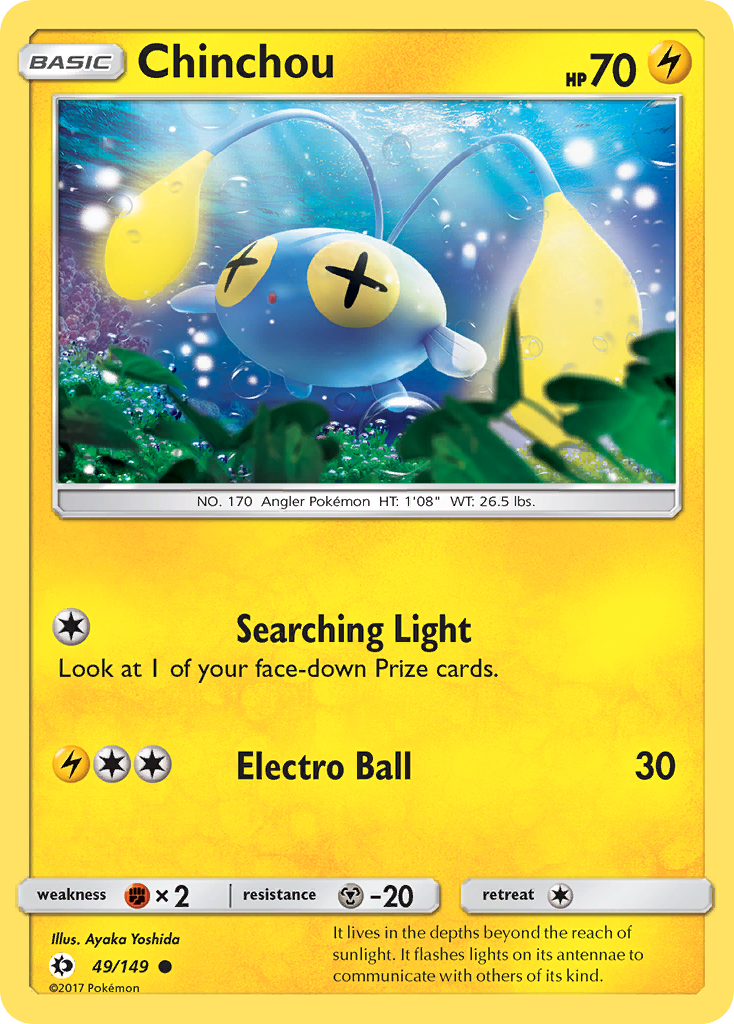 Chinchou - Sun & Moon SET-49