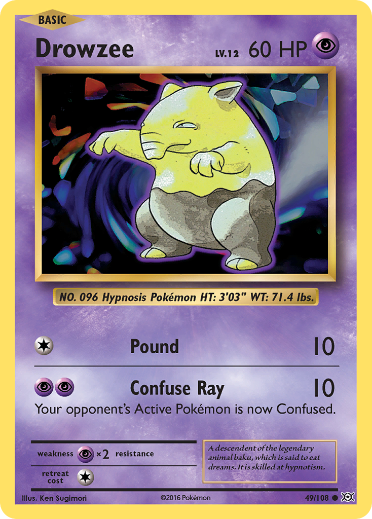 Drowzee - Evolutions SET-49