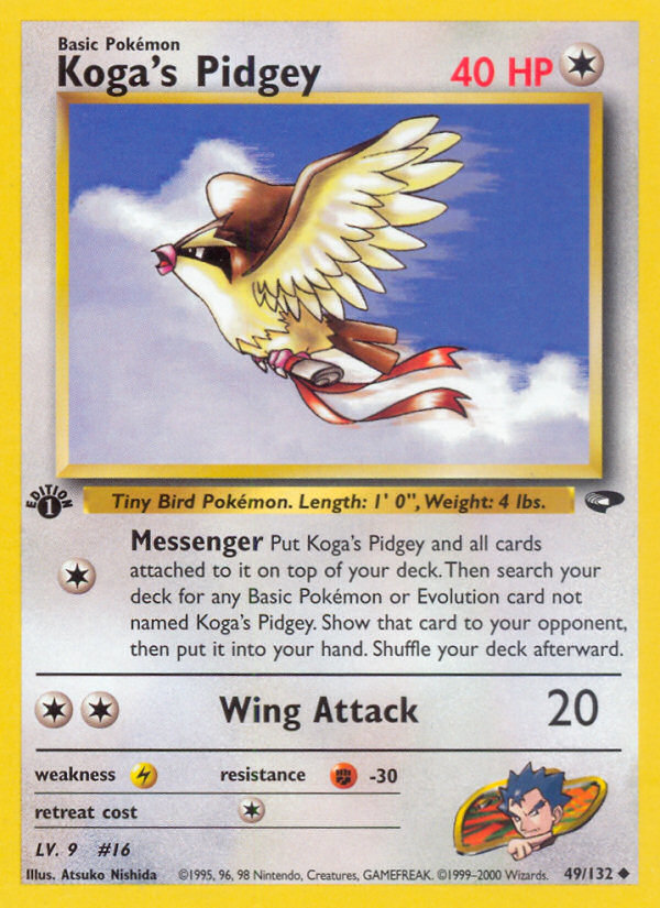 Koga's Pidgey - Gym Challenge SET-49