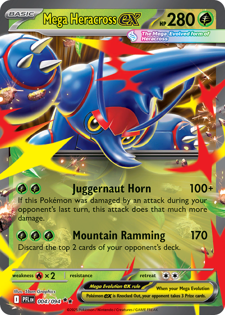 Mega Heracross ex - Phantasmal Flames SET-4