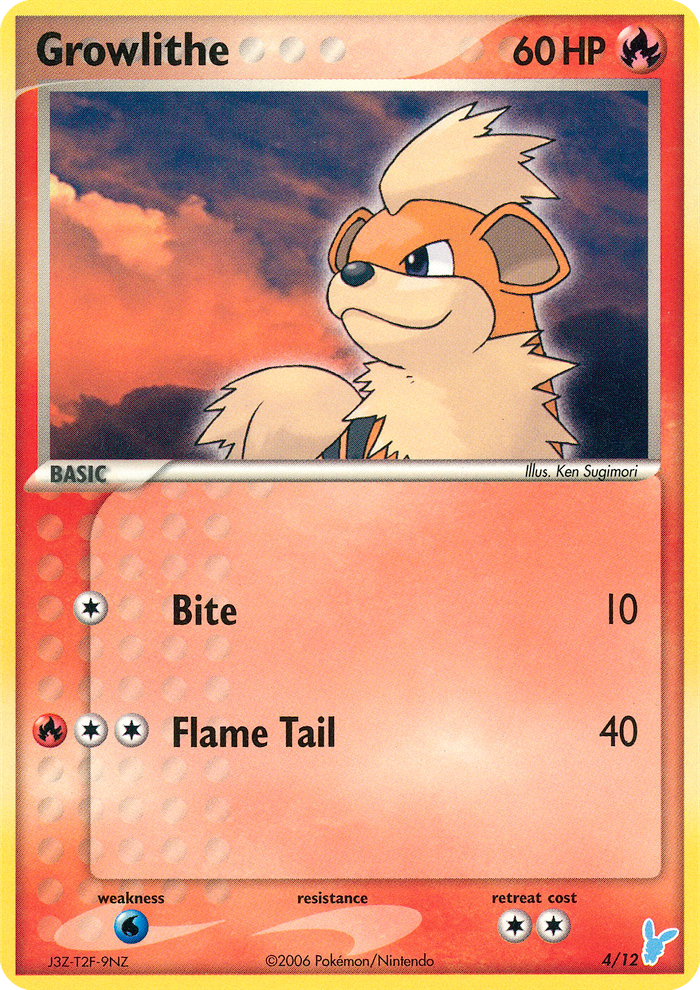 Growlithe - EX Trainer Kit 2 Minun SET-4