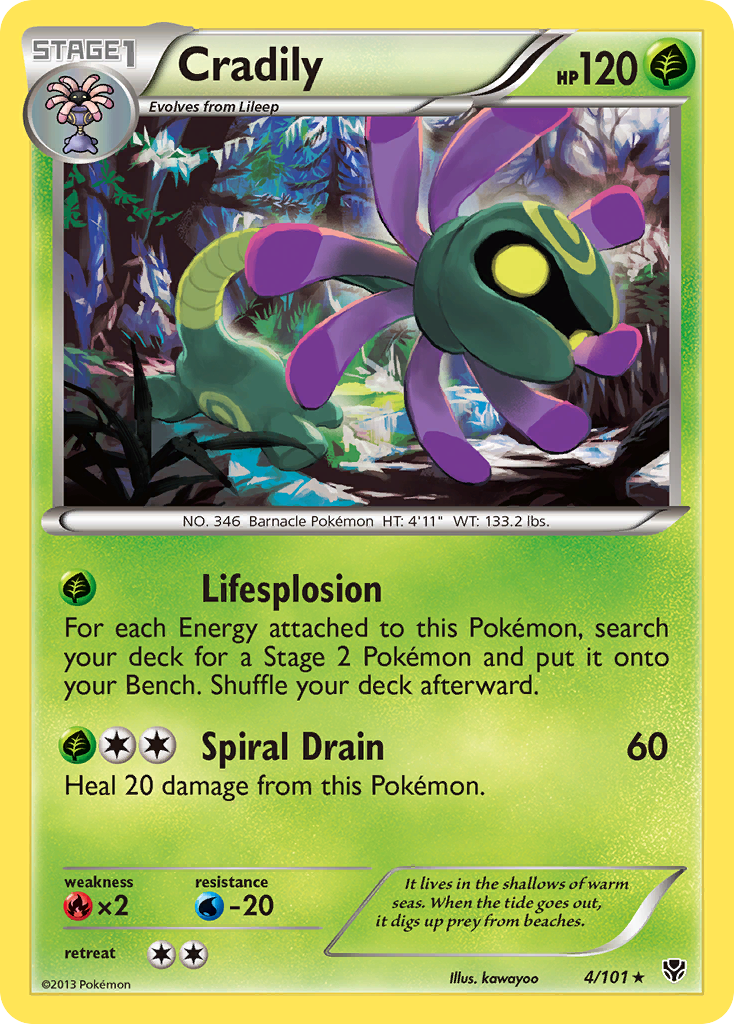 Cradily - Plasma Blast SET-4