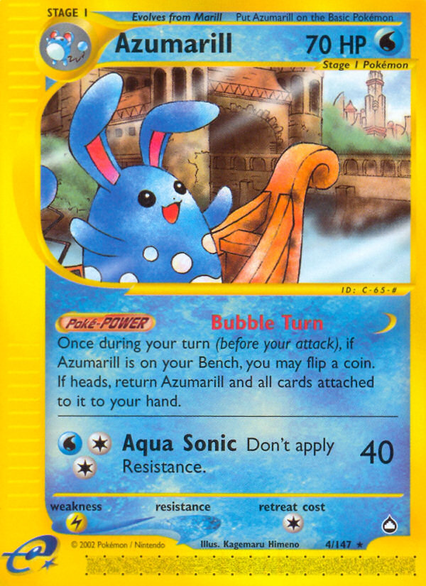 Azumarill - Aquapolis SET-4