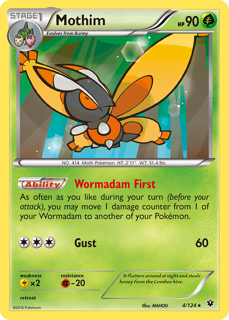Mothim - Fates Collide SET-4