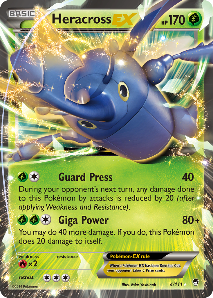 Heracross-EX - Furious Fists SET-4