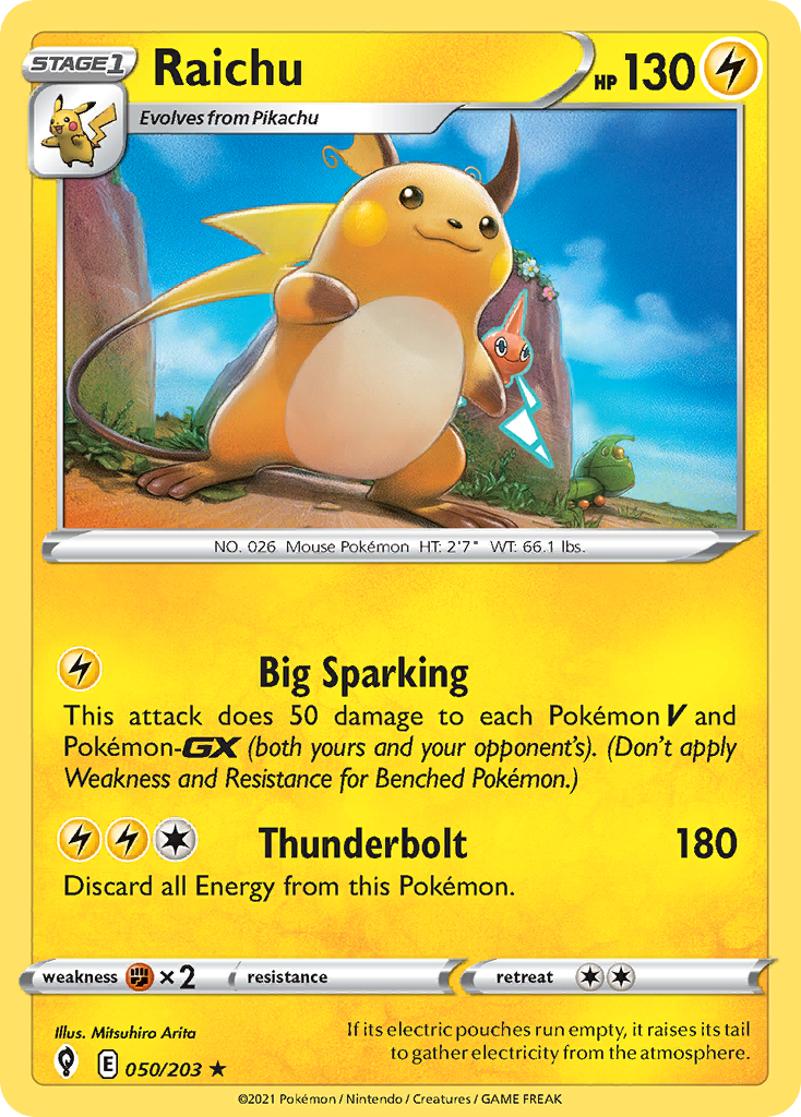 Raichu - Evolving Skies SET-50