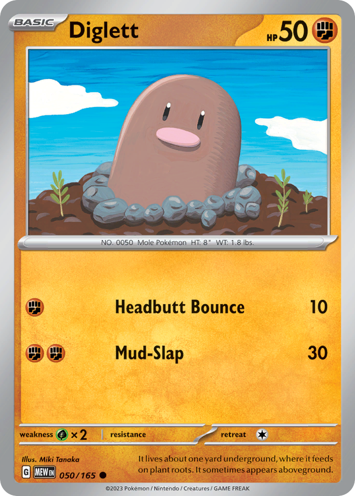 Diglett - 151 SET-50
