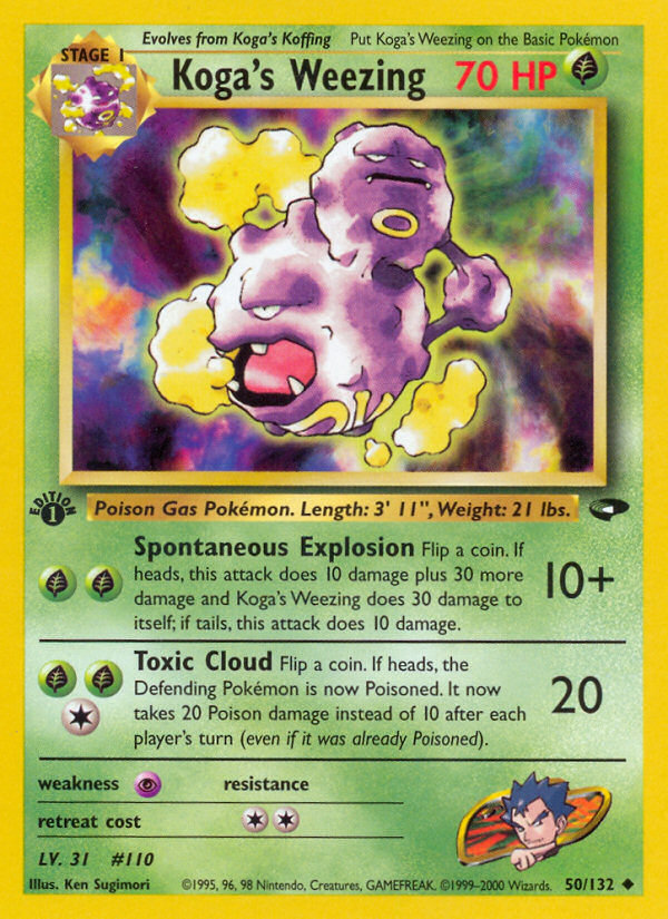 Koga's Weezing - Gym Challenge SET-50