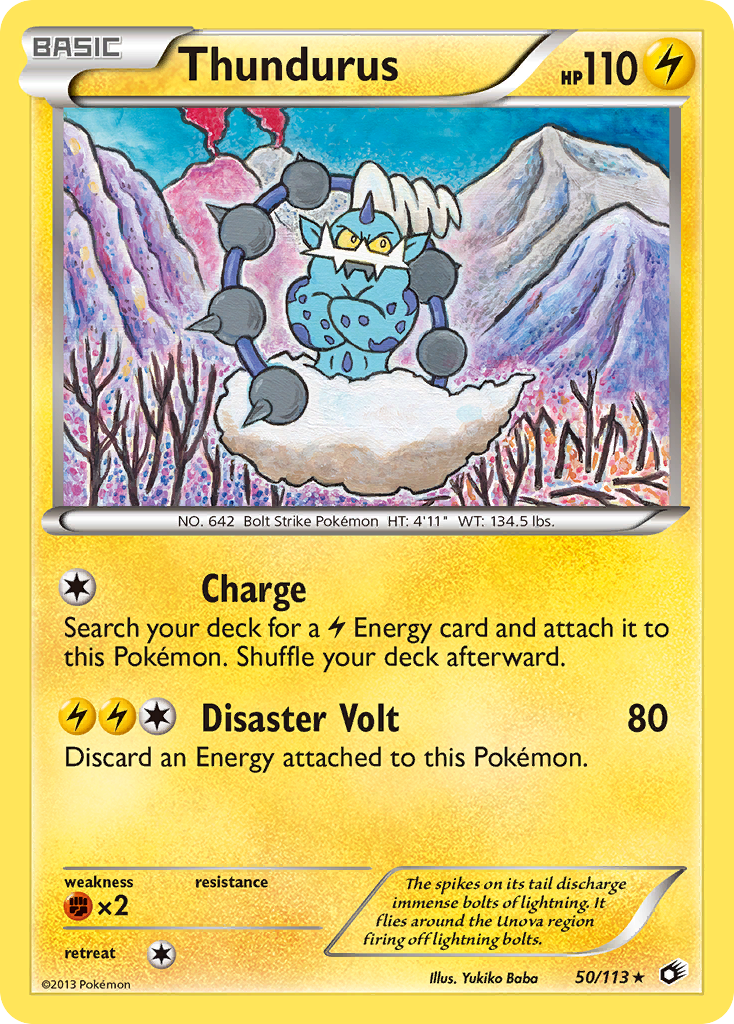 Thundurus - Legendary Treasures SET-50