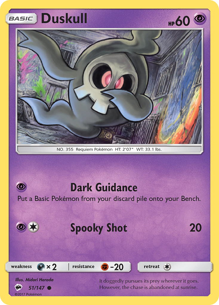 Duskull - Burning Shadows SET-51