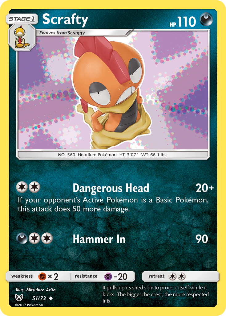 Scrafty - Shining Legends SET-51