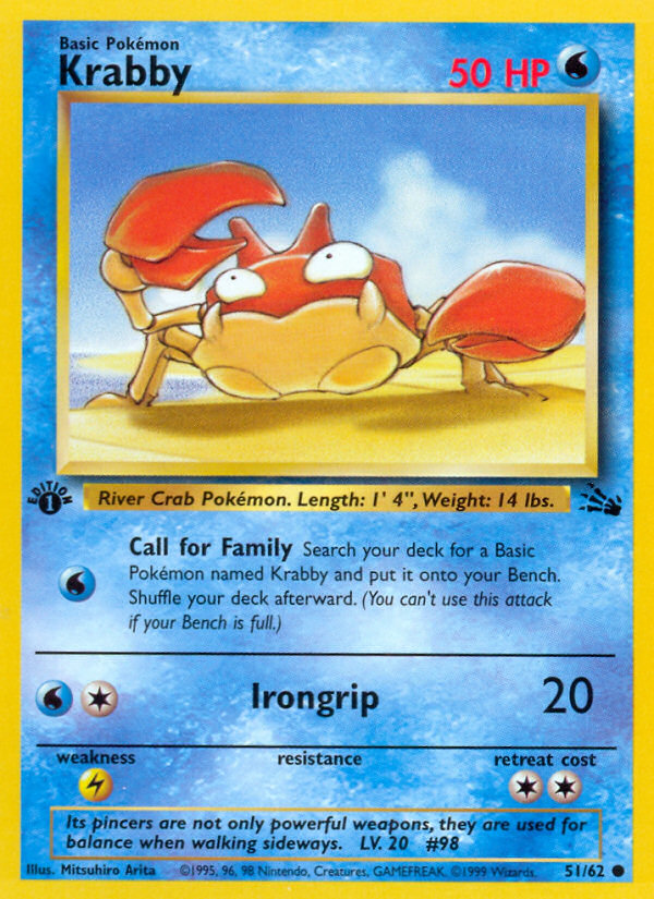 Krabby - Fossil SET-51