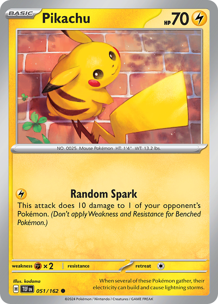 Pikachu - Temporal Forces SET-51