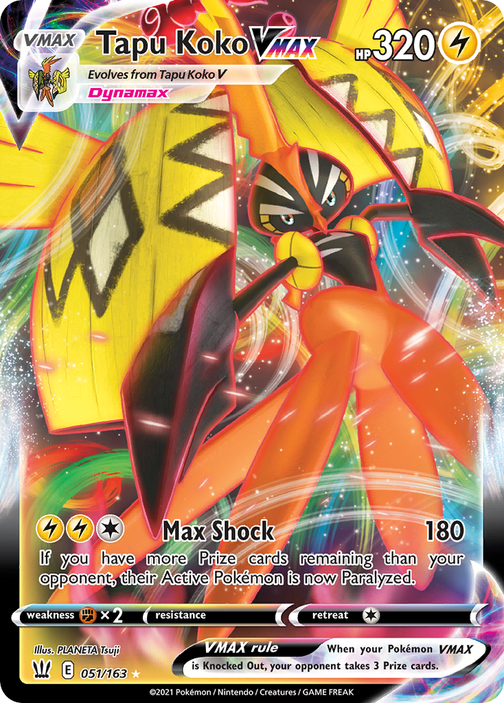 Tapu Koko VMAX - Battle Styles SET-51