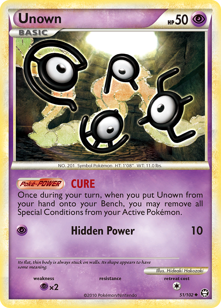 Unown - HS Triumphant SET-51