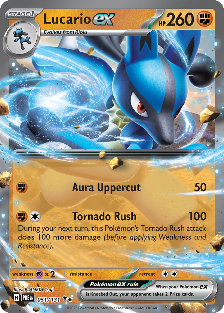 Lucario EX - Prismatic Evolutions SET-51