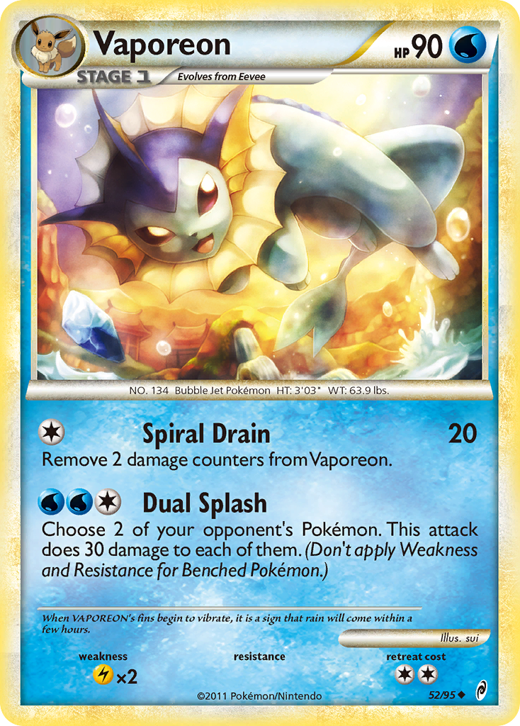 Vaporeon - Call of Legends SET-52