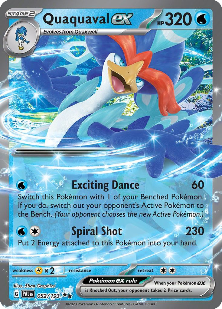 Quaquaval EX - Paldea Evolved SET-52