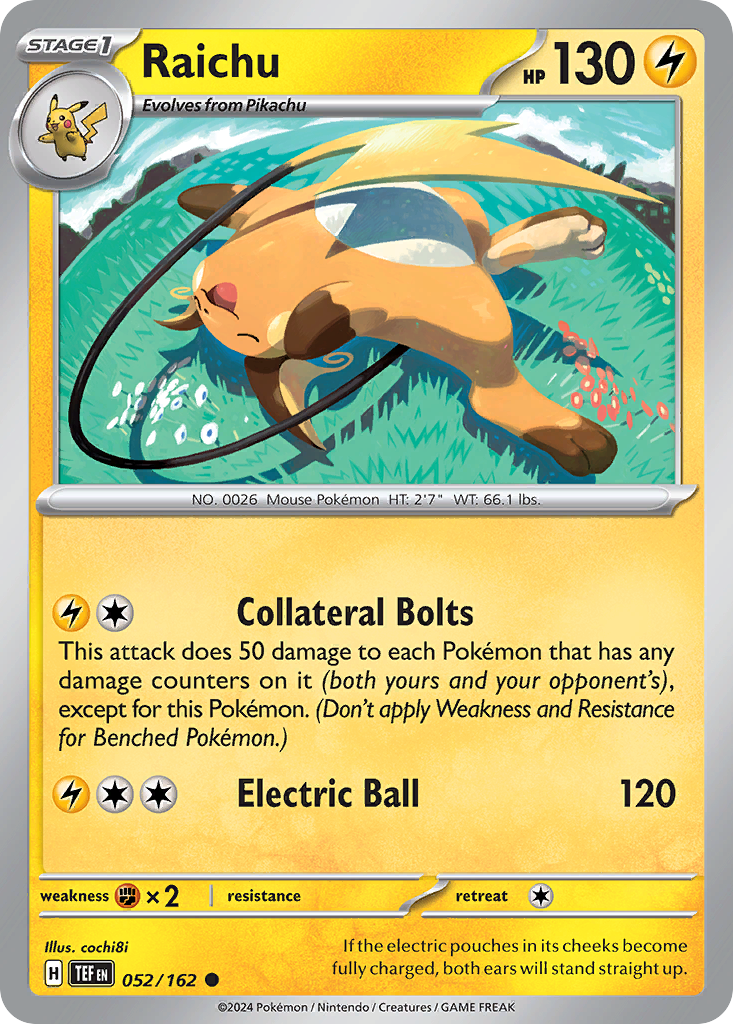 Raichu - Temporal Forces SET-52