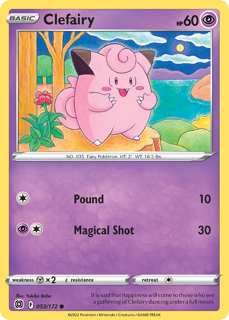 Clefairy - Brilliant Stars SET-53