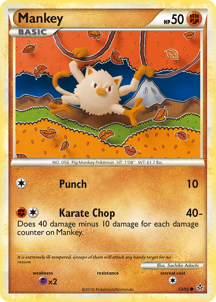 Mankey - HS Unleashed SET-53