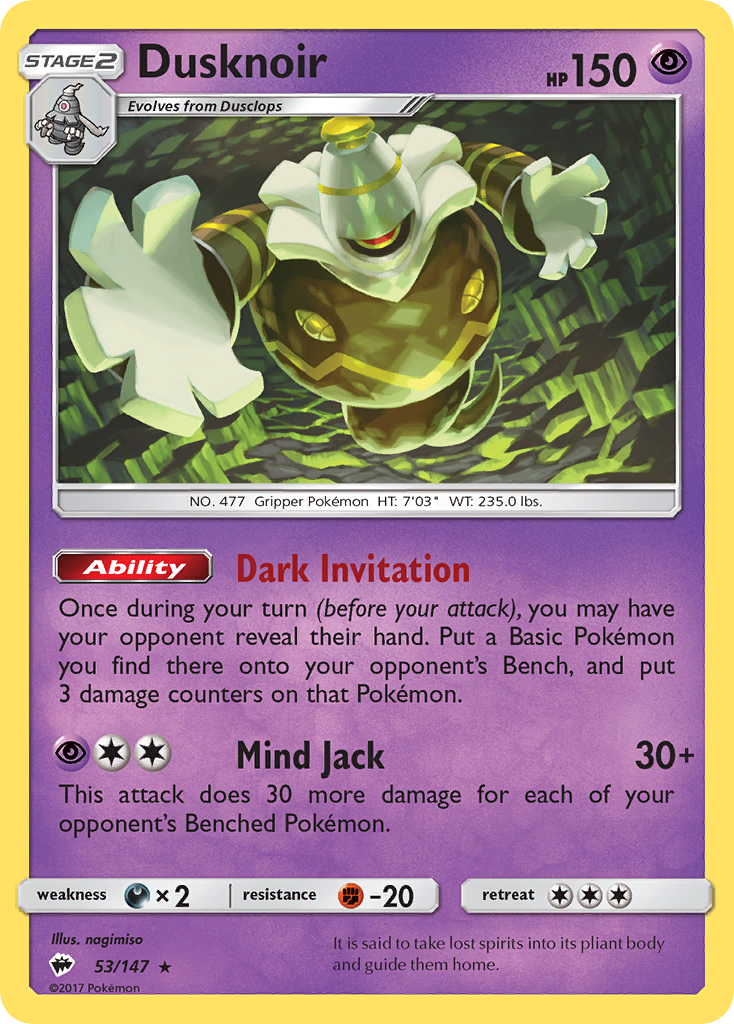 Dusknoir - Burning Shadows SET-53