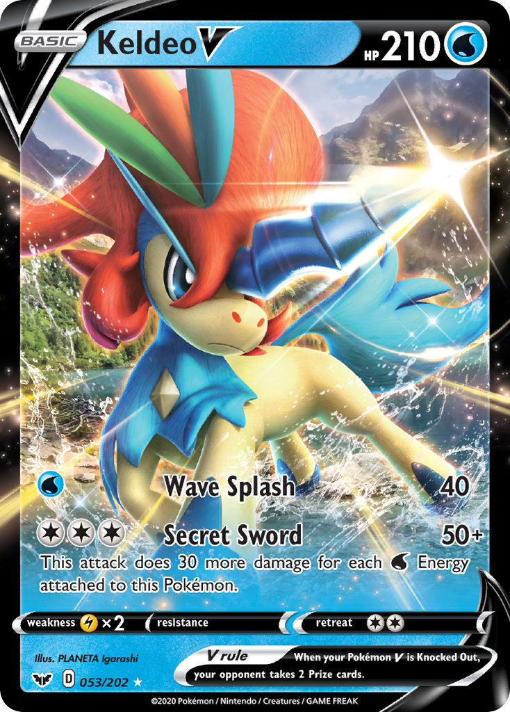 Keldeo V - Sword & Shield SET-53