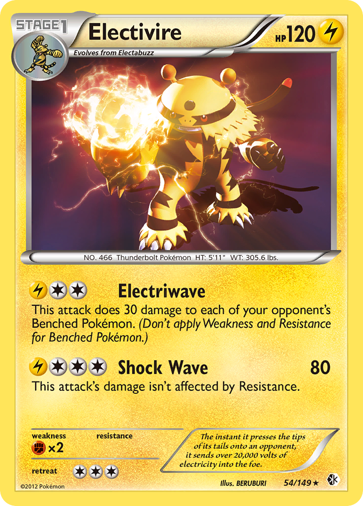 Electivire - Boundaries Crossed SET-54