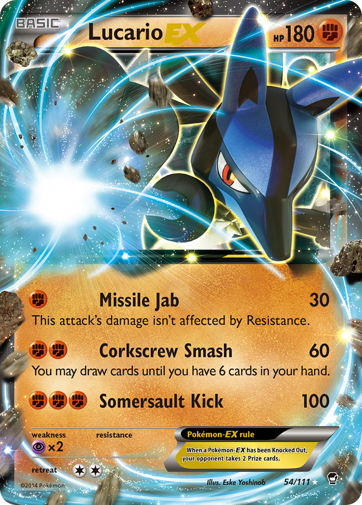 Lucario-EX - Furious Fists SET-54