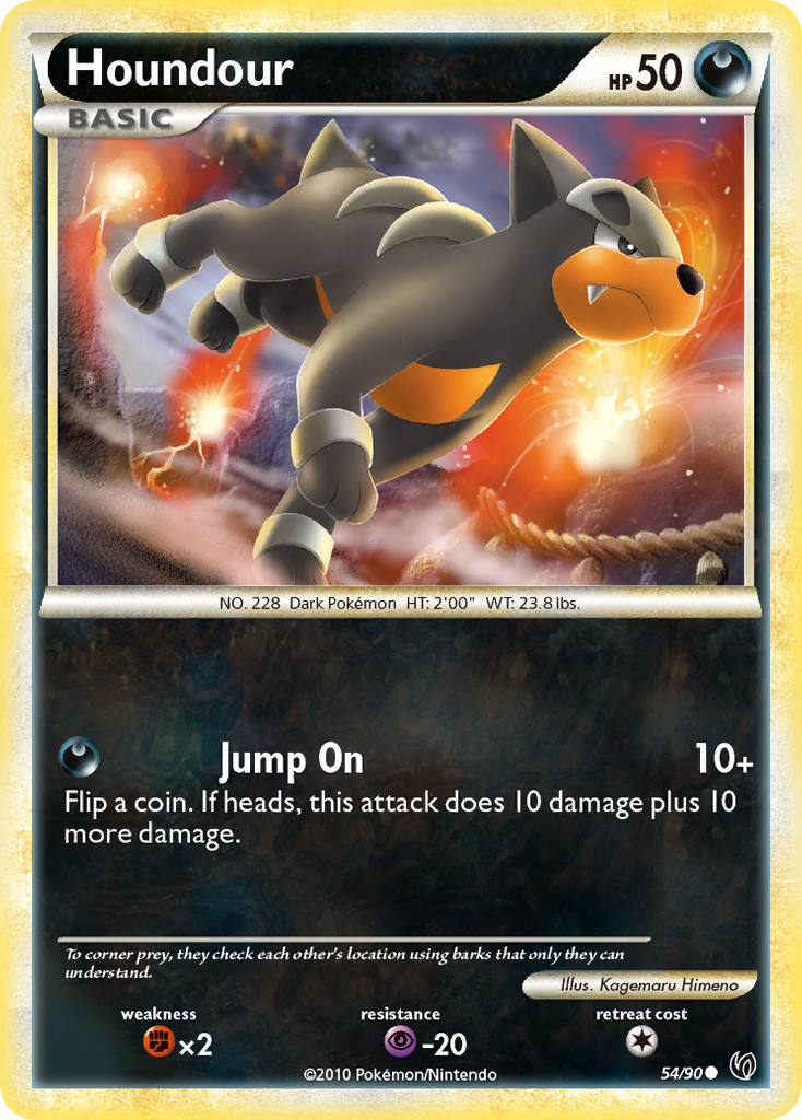 Houndour - HS Undaunted SET-54