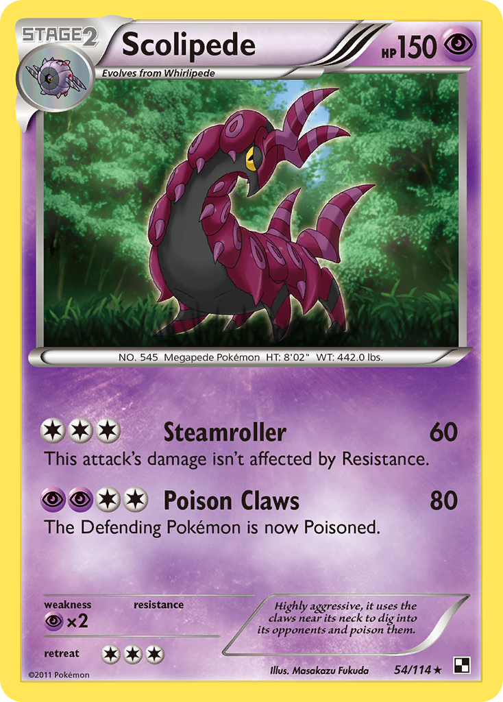 Scolipede - Black & White SET-54