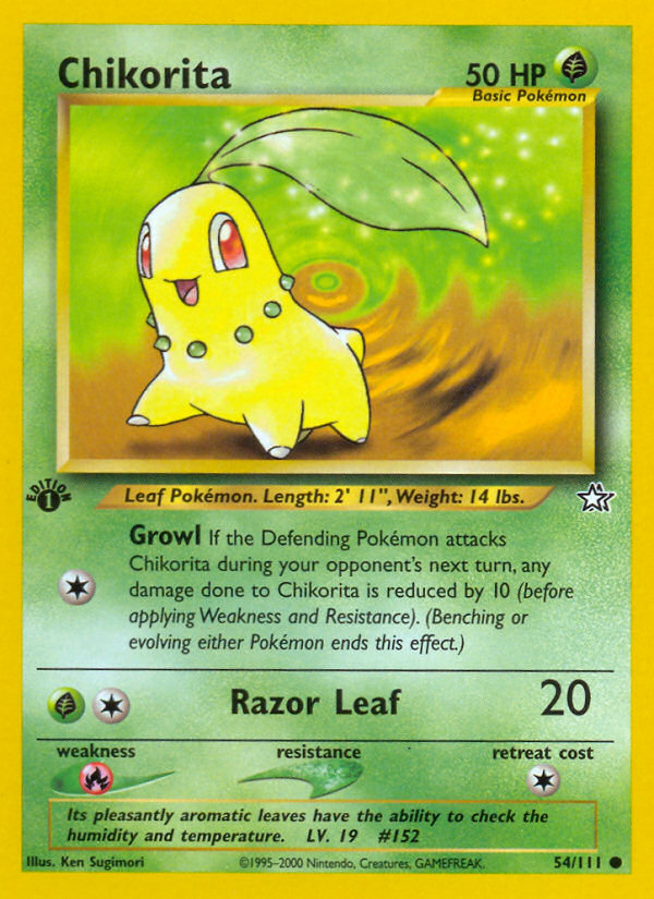Chikorita - Neo Genesis SET-54