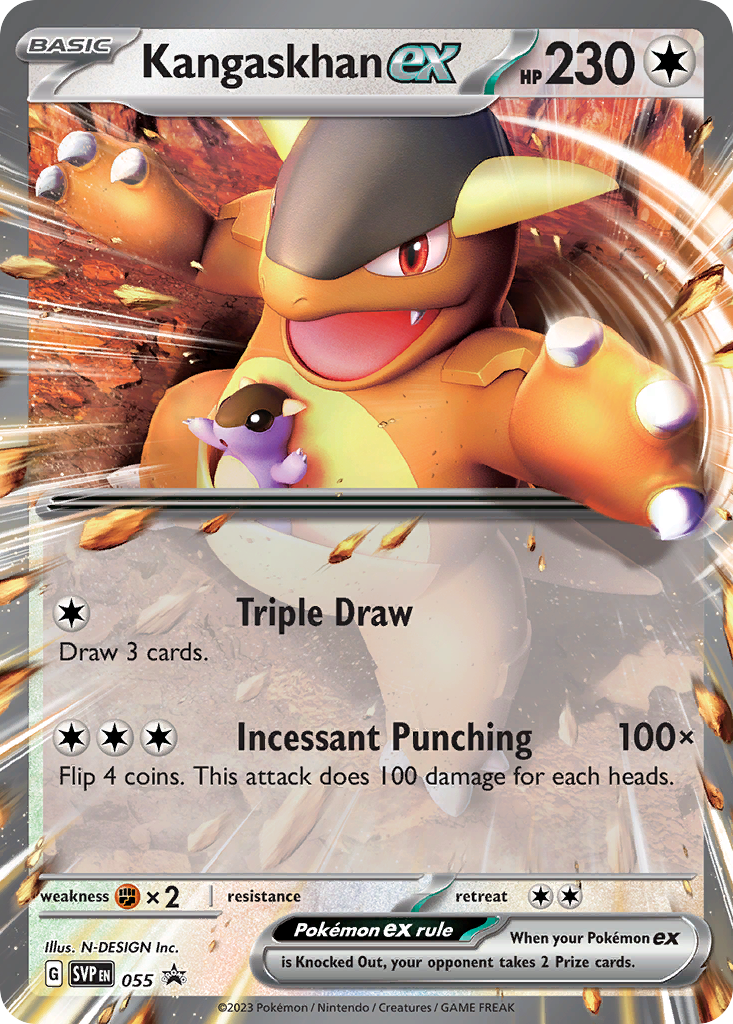 Kangaskhan EX - Scarlet & Violet Black Star Promos SET-55