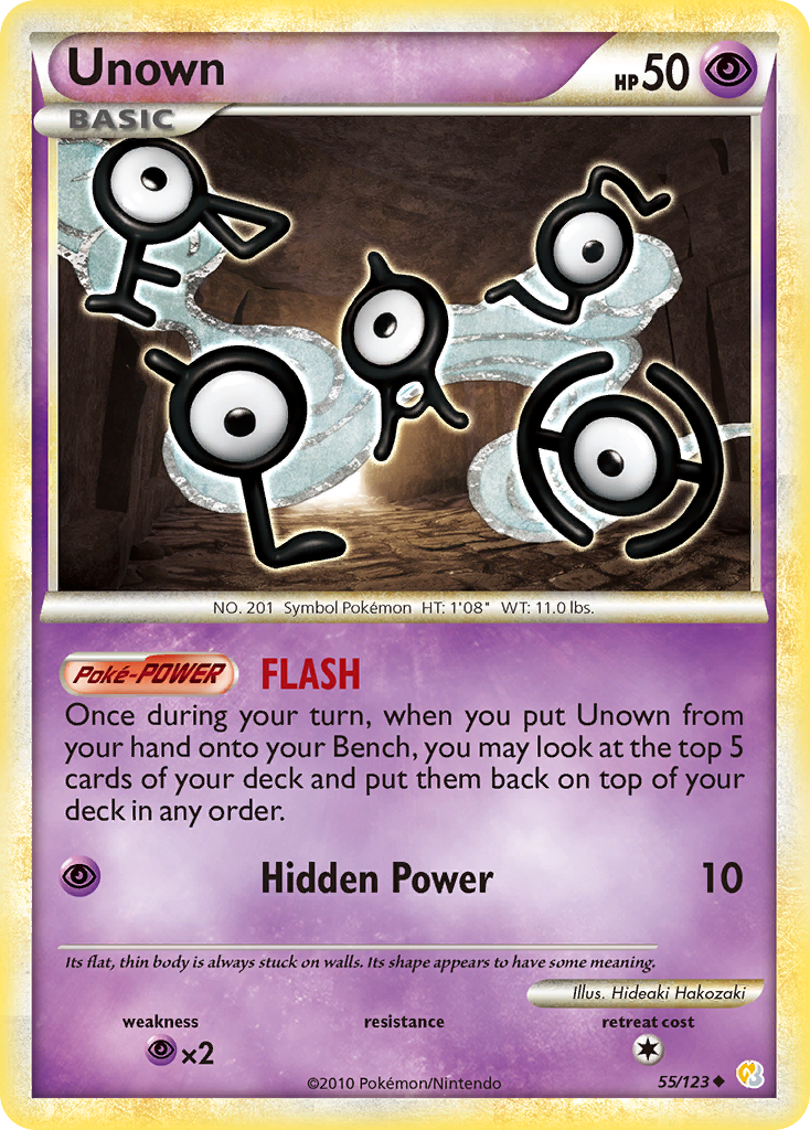 Unown - HeartGold & SoulSilver SET-55