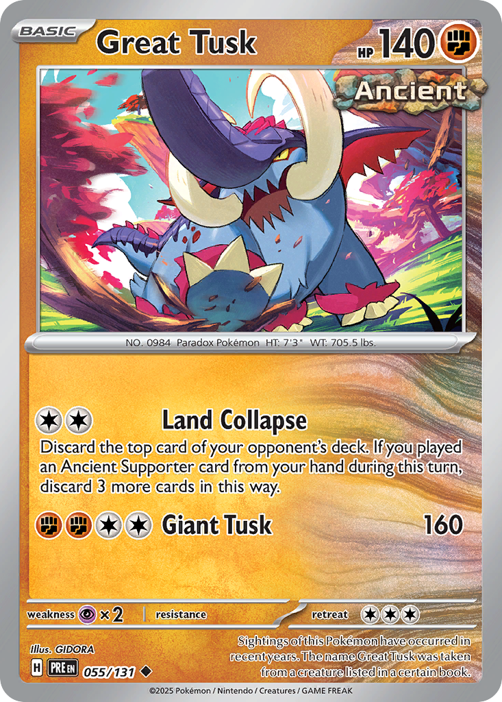 Great Tusk - Prismatic Evolutions SET-55