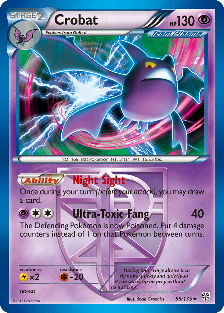 Crobat - Plasma Storm SET-55