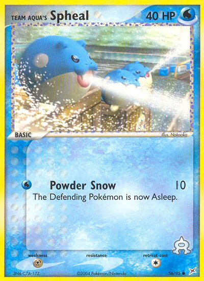 Team Aqua's Spheal - Team Magma vs Team Aqua SET-56