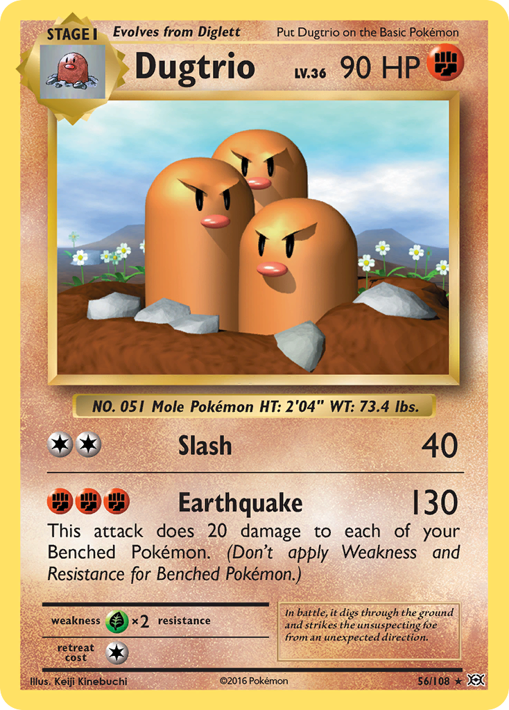 Dugtrio - Evolutions SET-56