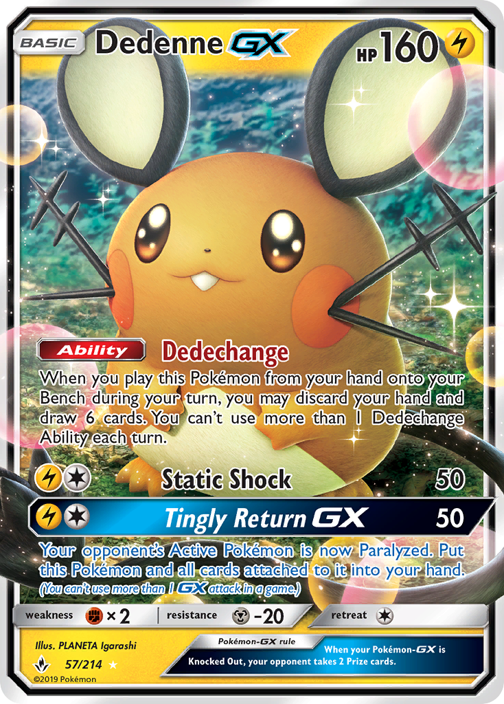 Dedenne-GX - Unbroken Bonds SET-57