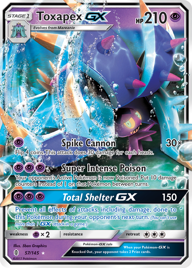 Toxapex-GX - Guardians Rising SET-57