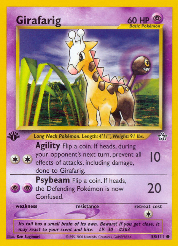 Girafarig - Neo Genesis SET-58